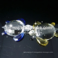 Figurines chaudes de papillon de verre en cristal de vente pour des décorations à la maison